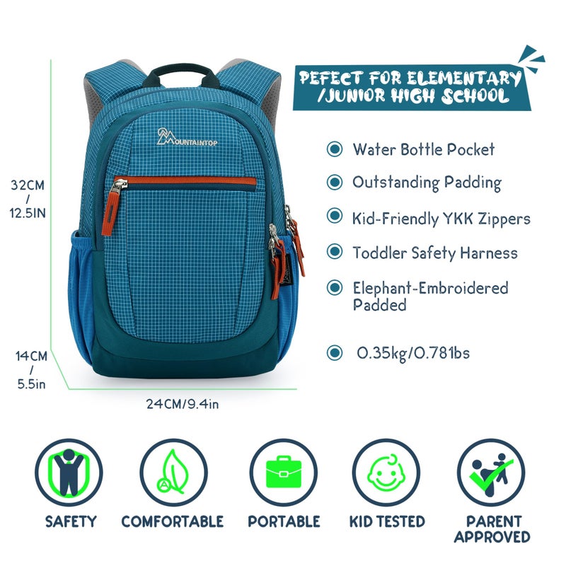 MOUNTAINTOP Kids Toddler Backpack for Boys Girls Preschool Kindergarten Bag - Image 3